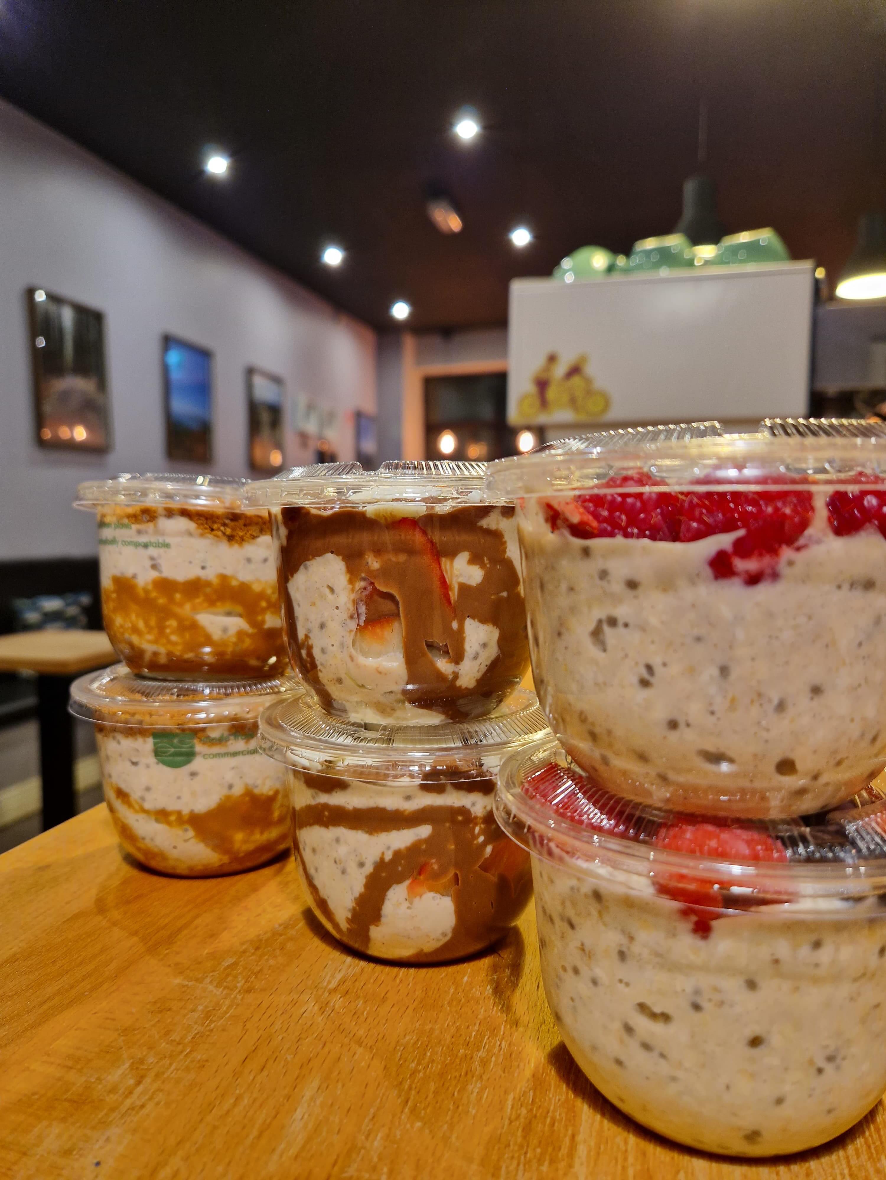 Fresh toasties and snacks at Off Grid Coffee Howth